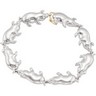 Sterling Silver Pig Bracelet Ref 881968