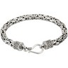 Sterling Silver 6.25mm Byzantine 8.5 inch Bracelet Ref 858750