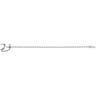 4.5mm Stainless Steel Bead Chain with Lobster Clasp Ref 929322