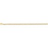 Stainless Steel Diamond Cut Curb Chain with Lobster Clasp Ref 263737