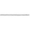 11.0mm Stainless Steel Diamond Cut Curb Chain with Box Lock Ref 661705