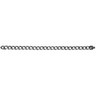 Stainless Steel Oxidized Curb Chain or Bracelet Ref 153297