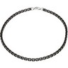 Sterling Silver Chain with Black Lacquer Ref 219510