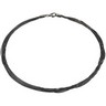 Rhodium Plated Sterling Silver 17 inch Multi Strand Fashion Chain Ref 589952