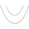 Double Strand Diamond Cut Cable 18 inch Chain Ref 823070