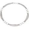 Fashion Link Necklace or Bracelet Ref 924216