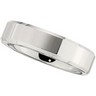 6.0mm Polished Beveled Dura Cobalt Band Ref 316340