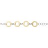 Stainless Steel Circle Link Bracelet Ref 205138