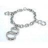 Stainless Steel Chain Bracelet with Charms Ref 506875
