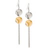 Gold Immersion Plated Stainless Steel Earrings Ref 840053