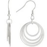 Stainless Steel Circle Earrings Ref 595723