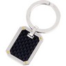 Stainless Steel Key Ring with 14KT Yellow Screws Ref 809089