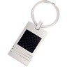 Stainless Steel Key Ring with Carbon Fiber Ref 547802