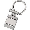 Stainless Steel Key Ring with Enamel Cable Ref 381330