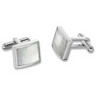 Stainless Steel Mother of Pearl Cuff Links Ref 888223