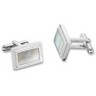 Stainless Steel Mother of Pearl Cuff Links Ref 750692