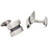 Stainless Steel Cuff Links with Black Immerse Plating Ref 691309