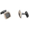 Stainless Steel Cuff Links with Rose Gold Immerse Plating Ref 436718