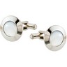Round Mother of Pearl Cuff Links Ref 385799