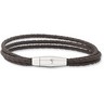 Leather Bracelet with Stainless Steel Magnetic Clasp Ref 352371