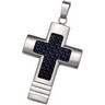 Stainless Steel Pendant with Carbon Fiber Ref 929314
