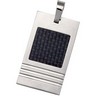 Stainless Steel Pendant with Black Carbon Fiber Ref 235842
