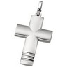 Stainless Steel Cross Pendant Ref 885722