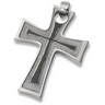 Stainless Steel Cross Pendant Ref 780509