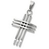 Stainless Steel Cross Pendant Ref 685021