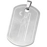 Joyas Alternativas Stainless Steel 23rd Psalm Dog Tag Pendant Ref 336945