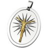 Joyas Alternativas Reversible Crucifix Pendant with Lords Prayer Ref 756986