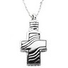 Cross Ash Holder Pendant and Chain 22.75 x 14.00mm Ref 448787