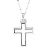 Cross Ash Holder Pendant and Chain 27.25 x 19.75mm Ref 805181