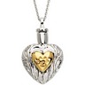 Pet Heart Ash Holder Necklace 31.60 x 19.50mm Ref 576821