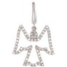 .33 CTW Diamond Angel Charm Ref 695530