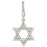 .2 CTW Diamond Star of David Charm Ref 629888