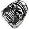 Stainless Steel Skull Ring Ref 410800