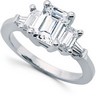 Platinum Diamond Engagement Ring 1.67 CTW Ref 373919