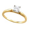Cathedral Diamond Engagement Ring .5 Carat Ref 631583