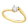 Diamond Cathedral Engagement Ring .25 Carat Ref 692316