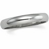 Platinum Half Round Wedding Band Finger Size 5 Ref 631407