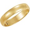 Half Round Light Wedding Band Finger Size 4.5 Ref 834729