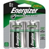 Energizer e2 Rechargeable D Batteries 2 Pack