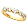5 Stone Diamond Anniversary Ring .75 CTW Ref 894585