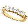 5 Stone Round Diamond Anniversary Ring .75 CTW Ref 723236