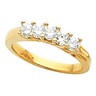5 Stone Round Diamond Anniversary Ring .5 CTW Ref 751442
