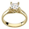 Princess Woven Solitaire Engagement Ring 5 x 5mm Ref 674636