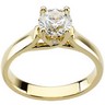 Woven Solitaire Engagement Ring .75 Carat Ref 435962