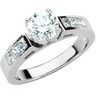 Platinum Engagement Ring with Matching Band Ref 279538