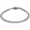 4.5 CTW Diamond and Platinum Line Bracelet Ref 728876